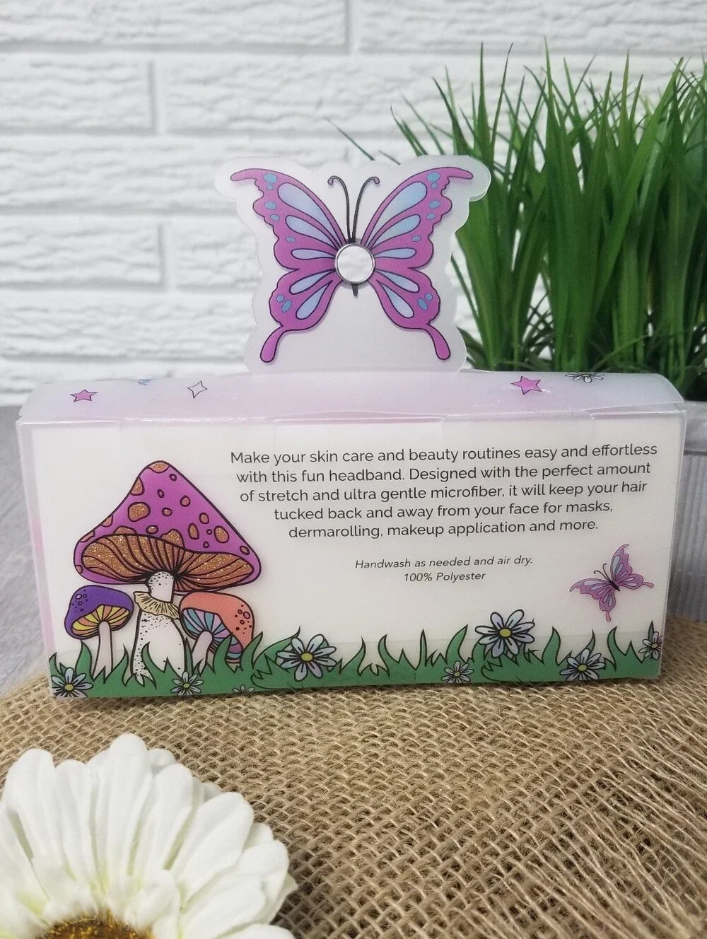 Reserved 3D Plush Mushroom Spa Headband